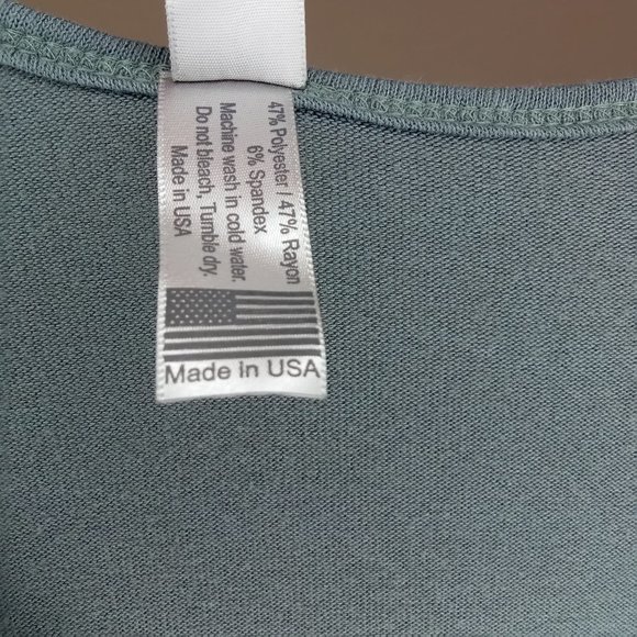 GO Couture Camo Print Long Sleeve Tunic Top Small - Picture 7 of 7